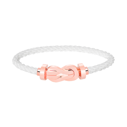 [Basjewels]CHANCE LARGE 8 FIGURE BUCKLE NO DIAMOND BRACELET ROSE GOLD