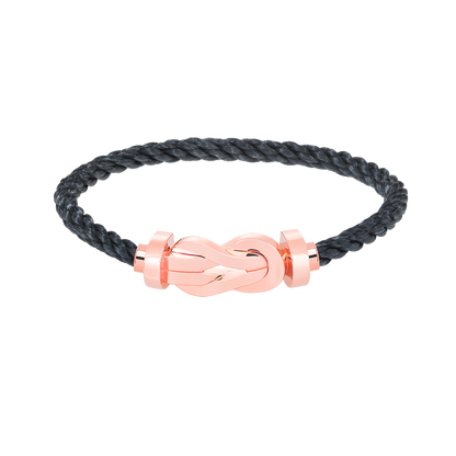 [Basjewels]CHANCE LARGE 8 FIGURE BUCKLE NO DIAMOND BRACELET ROSE GOLD