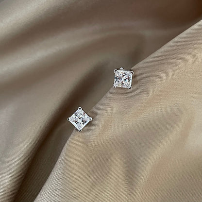 [BASLOVE]Delicate Square Shape Earrings