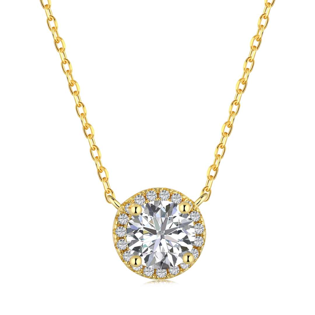 [BASLOVE]Luxurious Round Cut Necklace