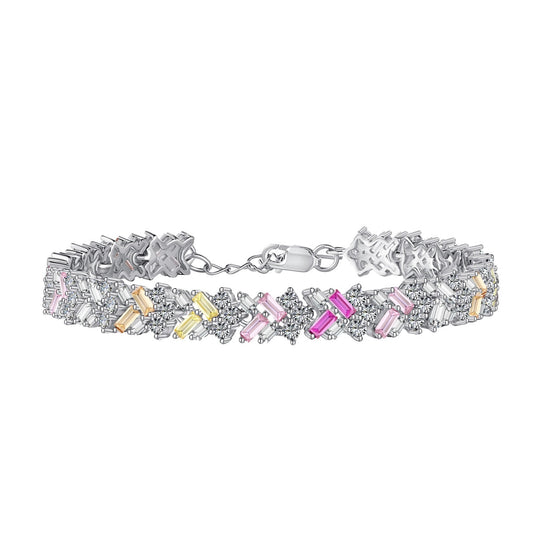 [BASLOVE]Dazzling Unique Multi Shape Daily Bracelet