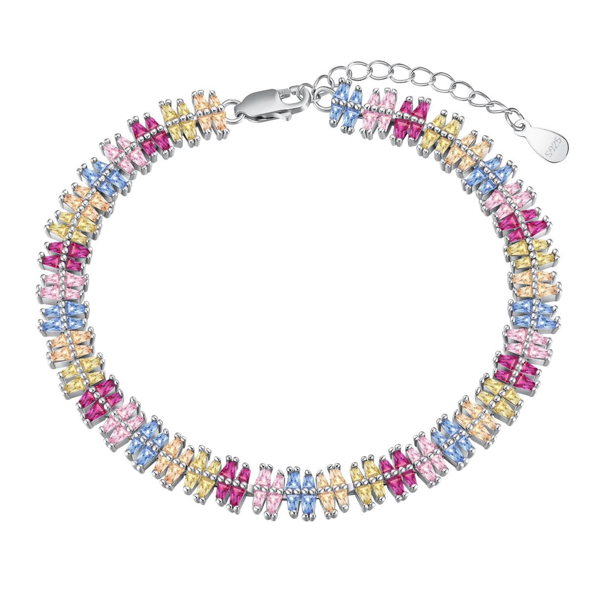 [BASLOVE]Sparkling Exquisite Multi Cut Party Bracelet