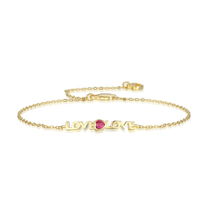 [BASLOVE]Romantic Heart Shape Lover Bracelet