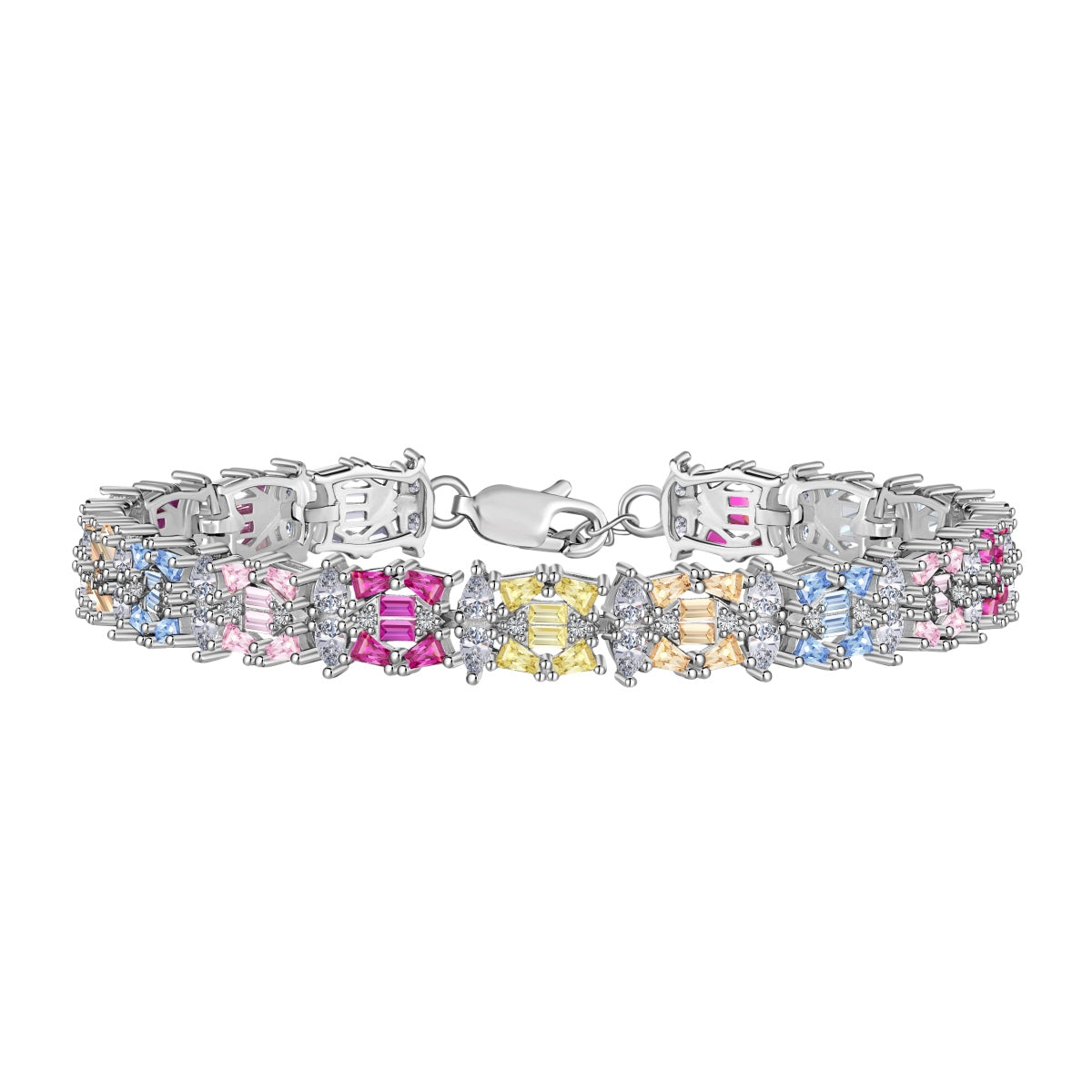 [BASLOVE]Delicate Colorful Multi Cut Party Bracelet