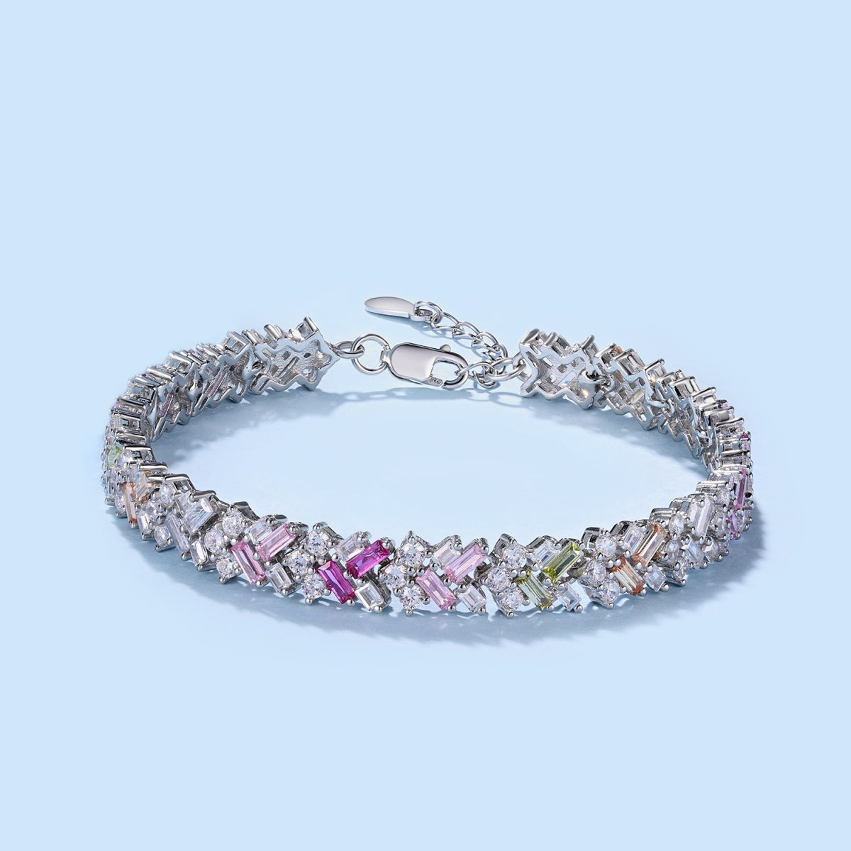 [BASLOVE]Dazzling Unique Multi Shape Daily Bracelet