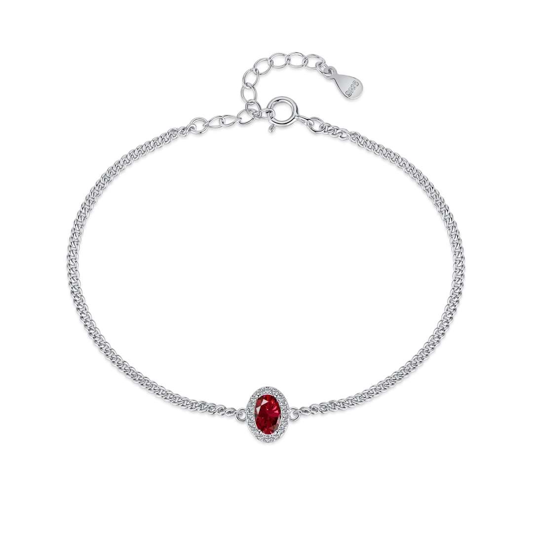 [BASLOVE]Exquisite Oval Shape Bracelet