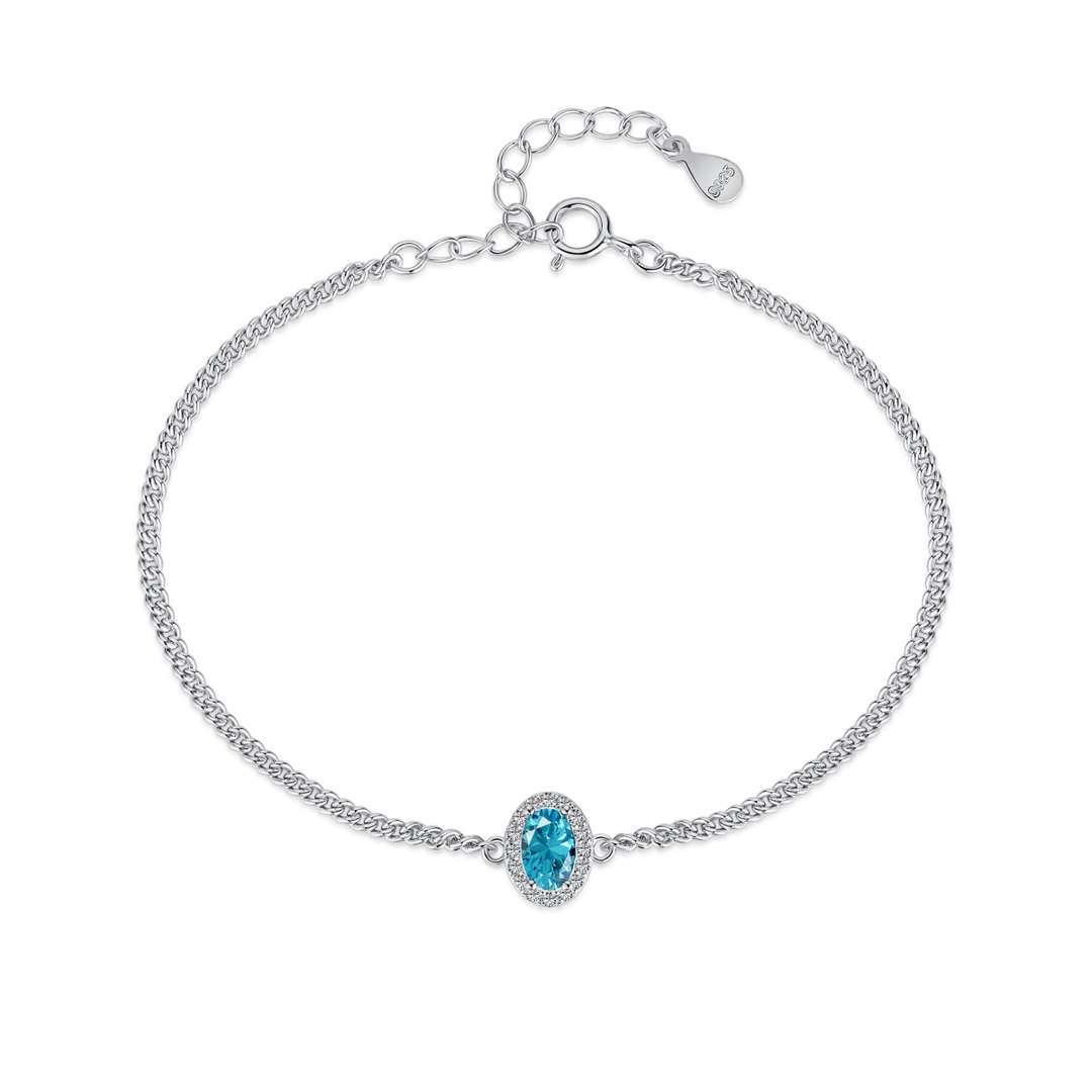 [BASLOVE]Exquisite Oval Shape Bracelet