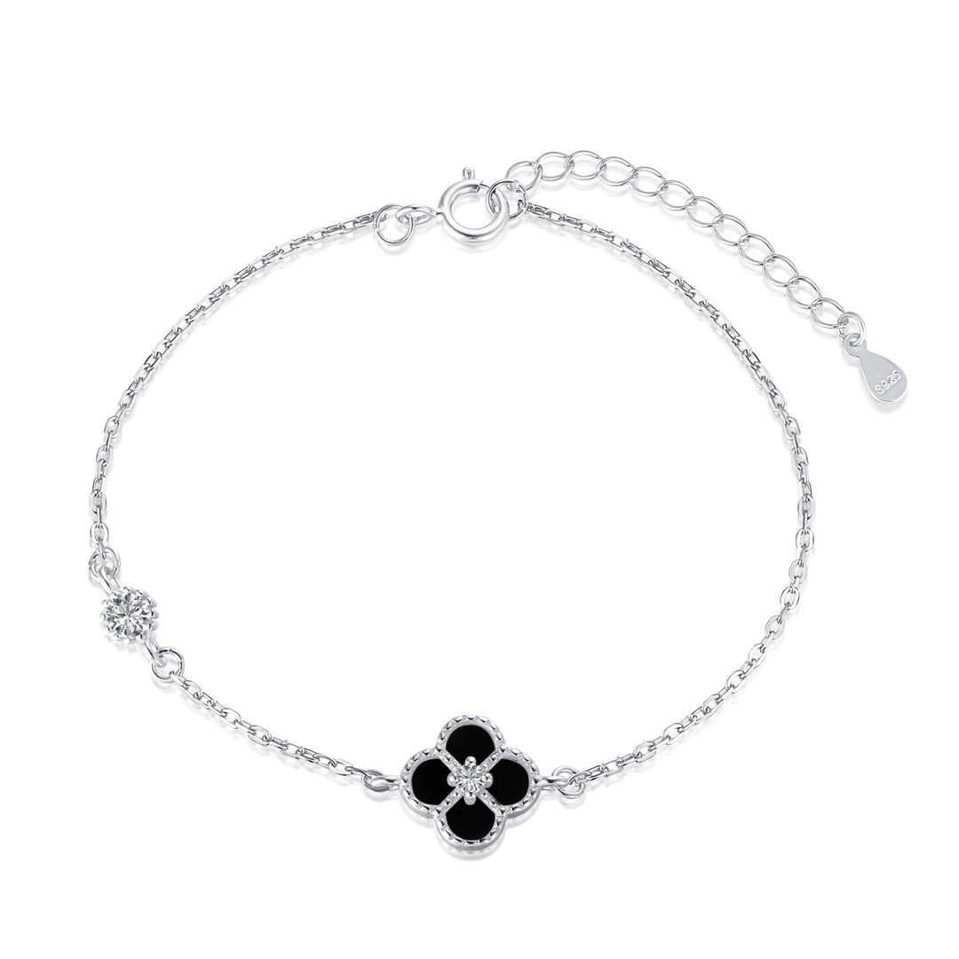 [BASLOVE]Delicate Four Leaf Clover Bracelet