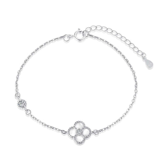 [BASLOVE]Delicate Four Leaf Clover Bracelet