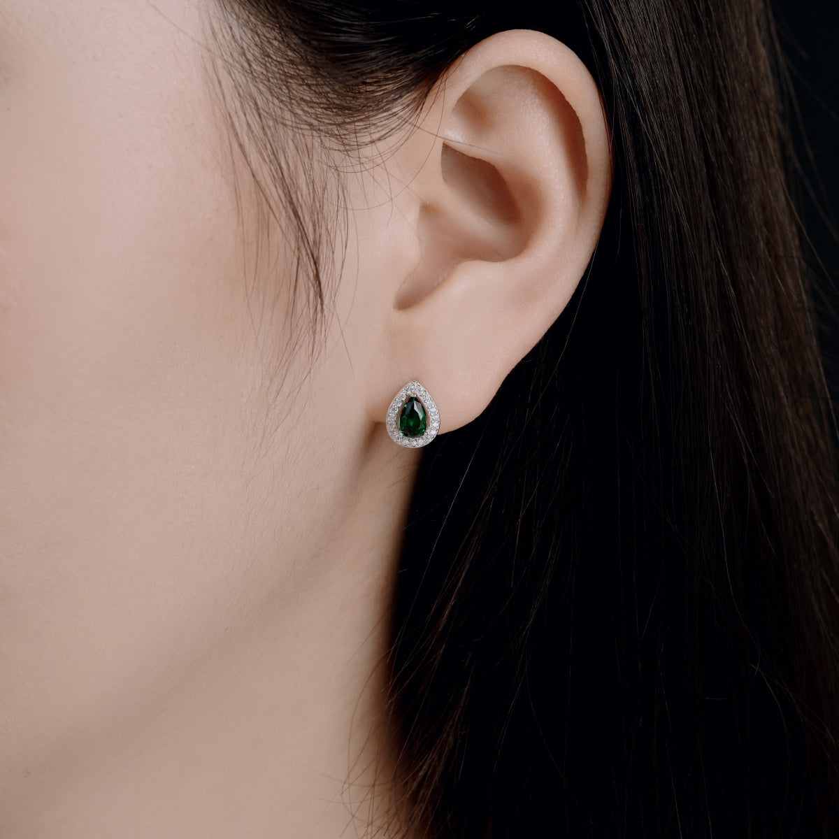 [BASLOVE]Luxurious Water Drop Shape Earrings