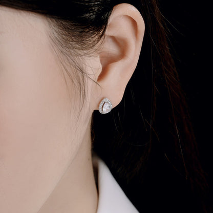 [BASLOVE]Luxurious Water Drop Shape Earrings