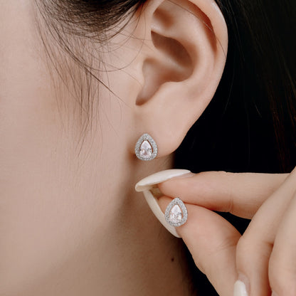 [BASLOVE]Luxurious Water Drop Shape Earrings