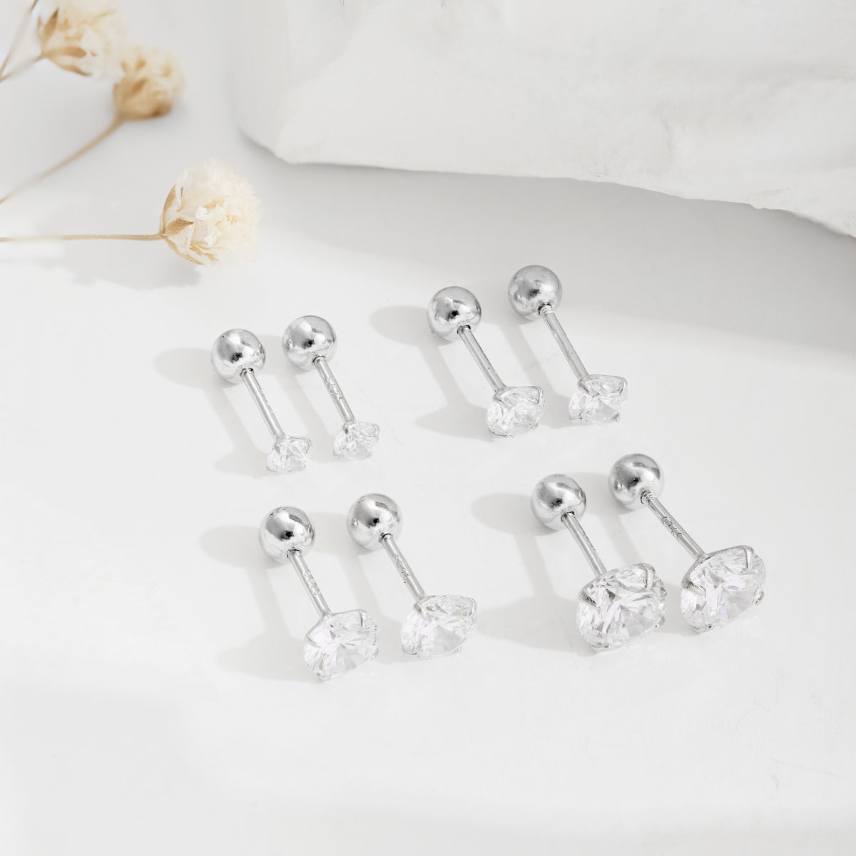 [BASLOVE]Unique U-Shaped Ear Bone Earrings