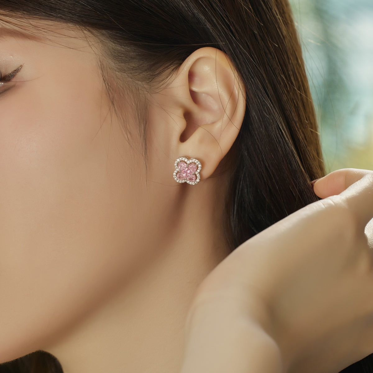 [BASLOVE]Lucky Four-Leaf Clover Exquisite Earrings