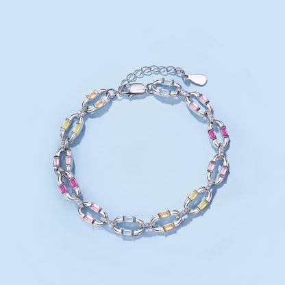 [BASLOVE]Dazzling Colorful Daily Bracelet