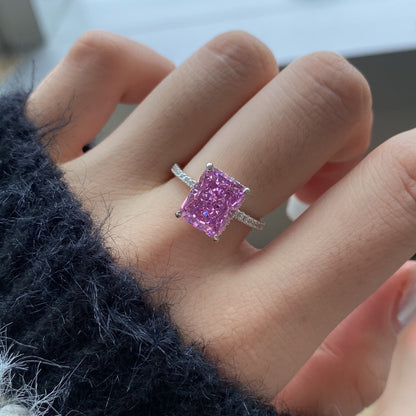 [BASLOVE]4.0 Carat Luxurious Engagement Ring