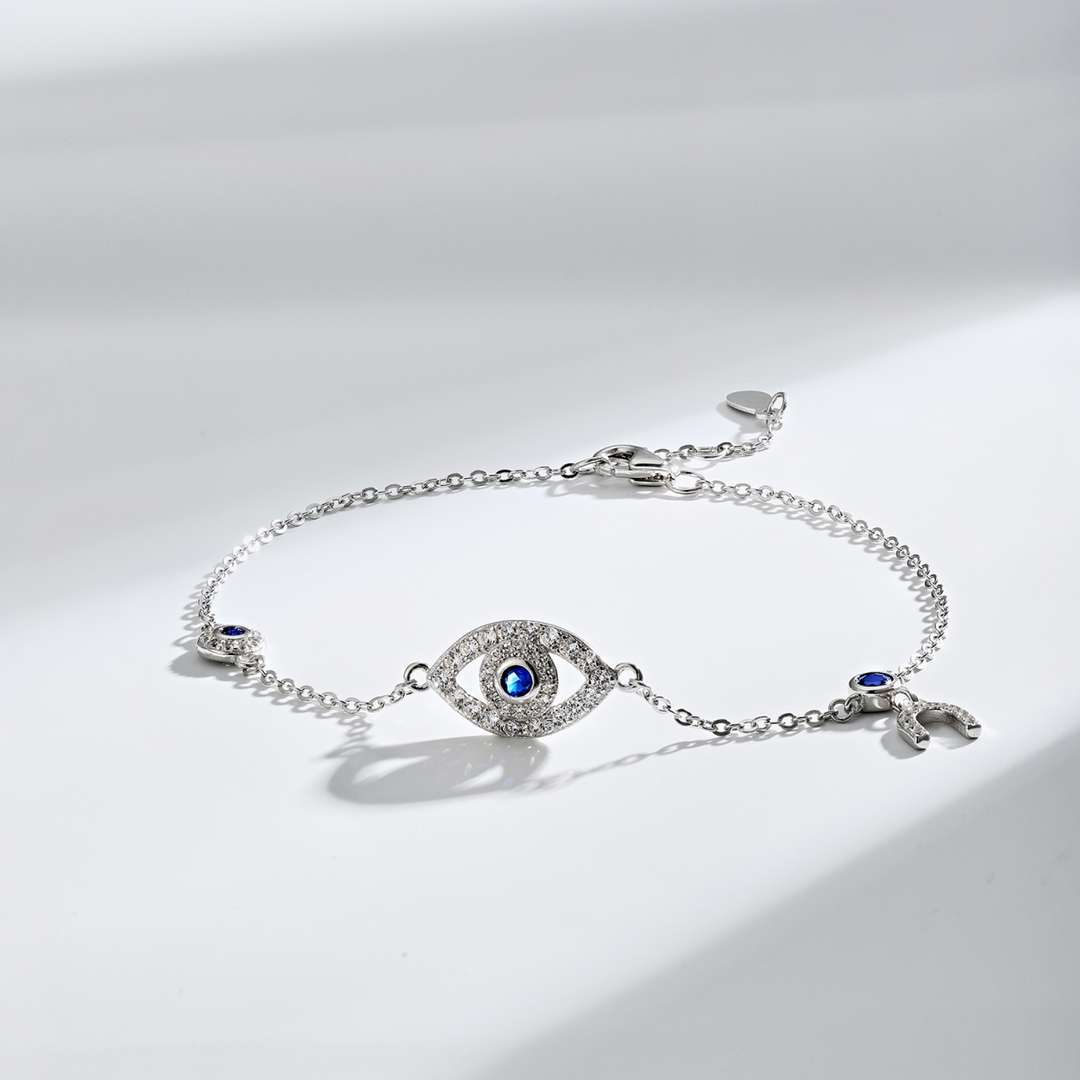 [BASLOVE]Dainty Eye Shape Necklace