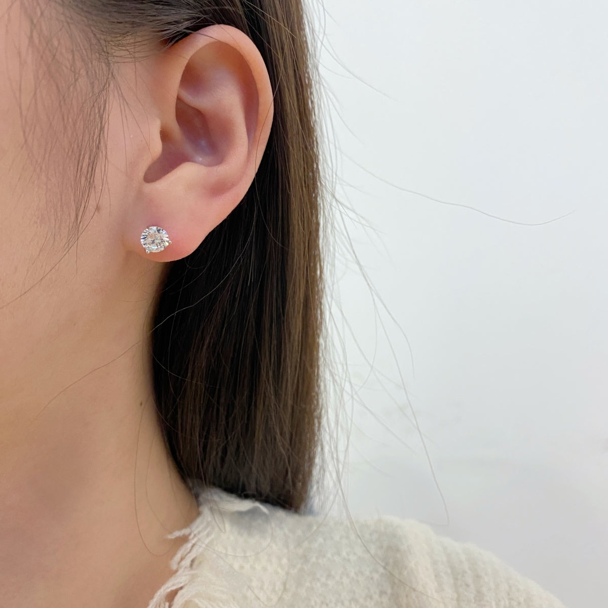 [BASLOVE]Dainty Round Shape Earrings