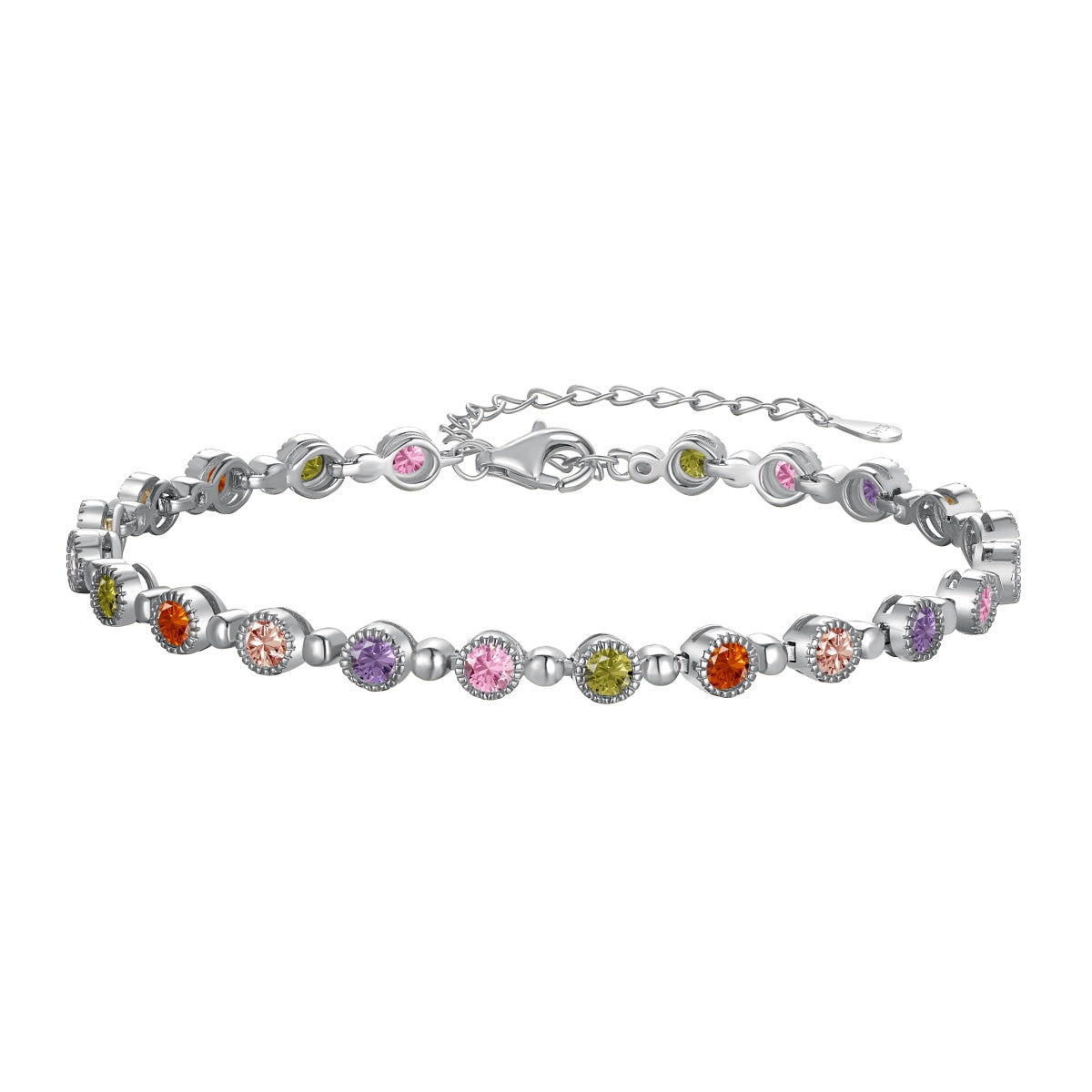 [BASLOVE]Sparkling Exquisite Round Cut Party Bracelet