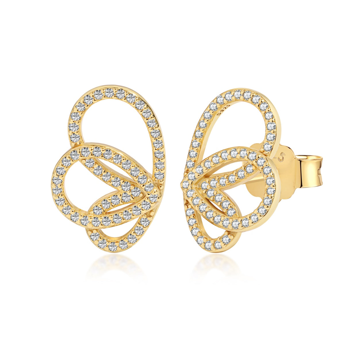 [BASLOVE]Exquisite Butterfly Shape Earrings