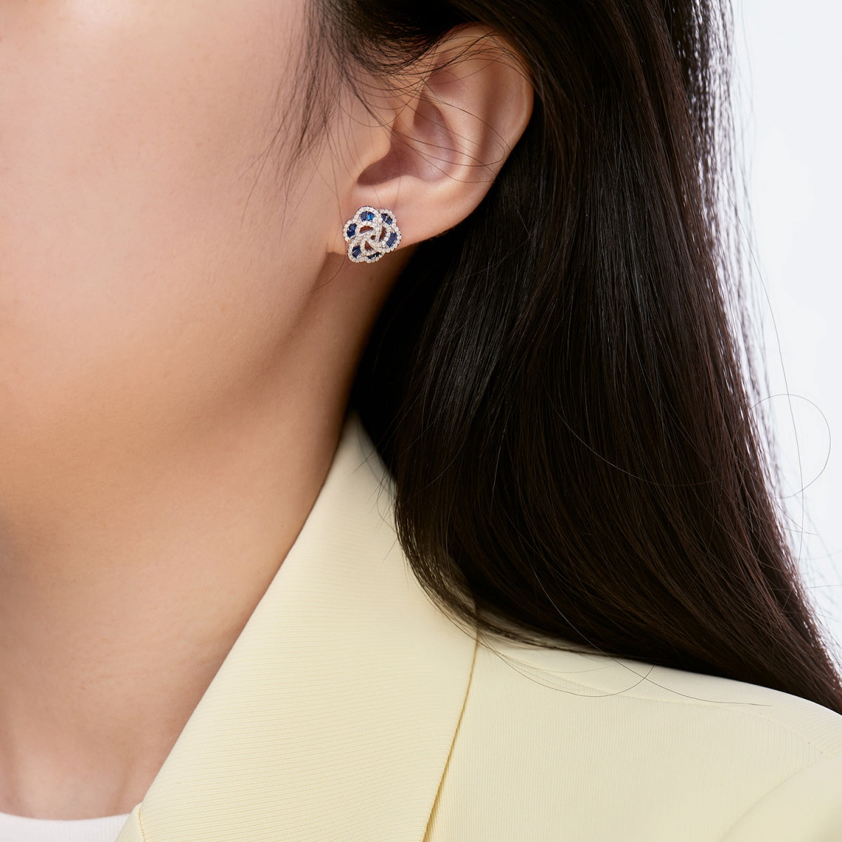 [BASLOVE]Exquisite Flower Shape Daily Earrings