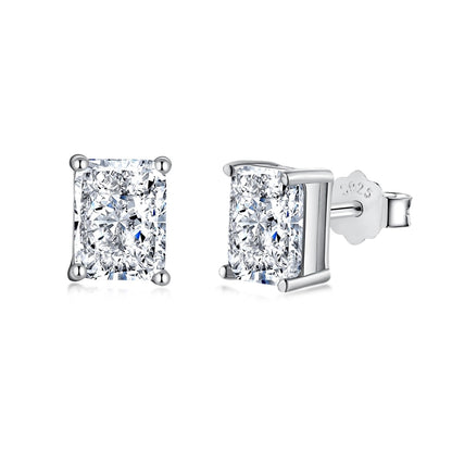 [BASLOVE]Radiant Luxurious Princess Cut Daily Earrings