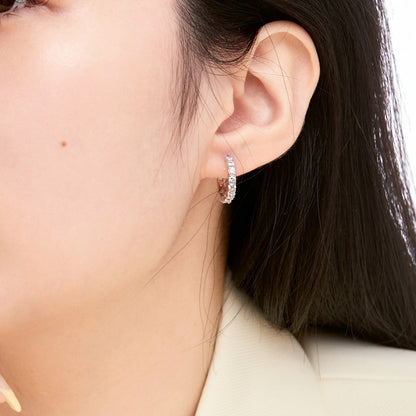 [BASLOVE]Radiant Colorful Round Cut Earrings