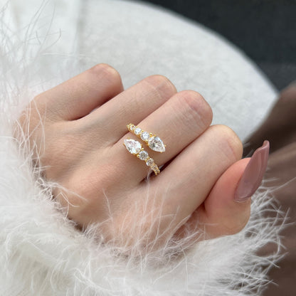 [BASLOVE]Delicate Lively Snake Shape Daily Ring