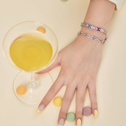 [BASLOVE]Dazzling Colorful Daily Bracelet