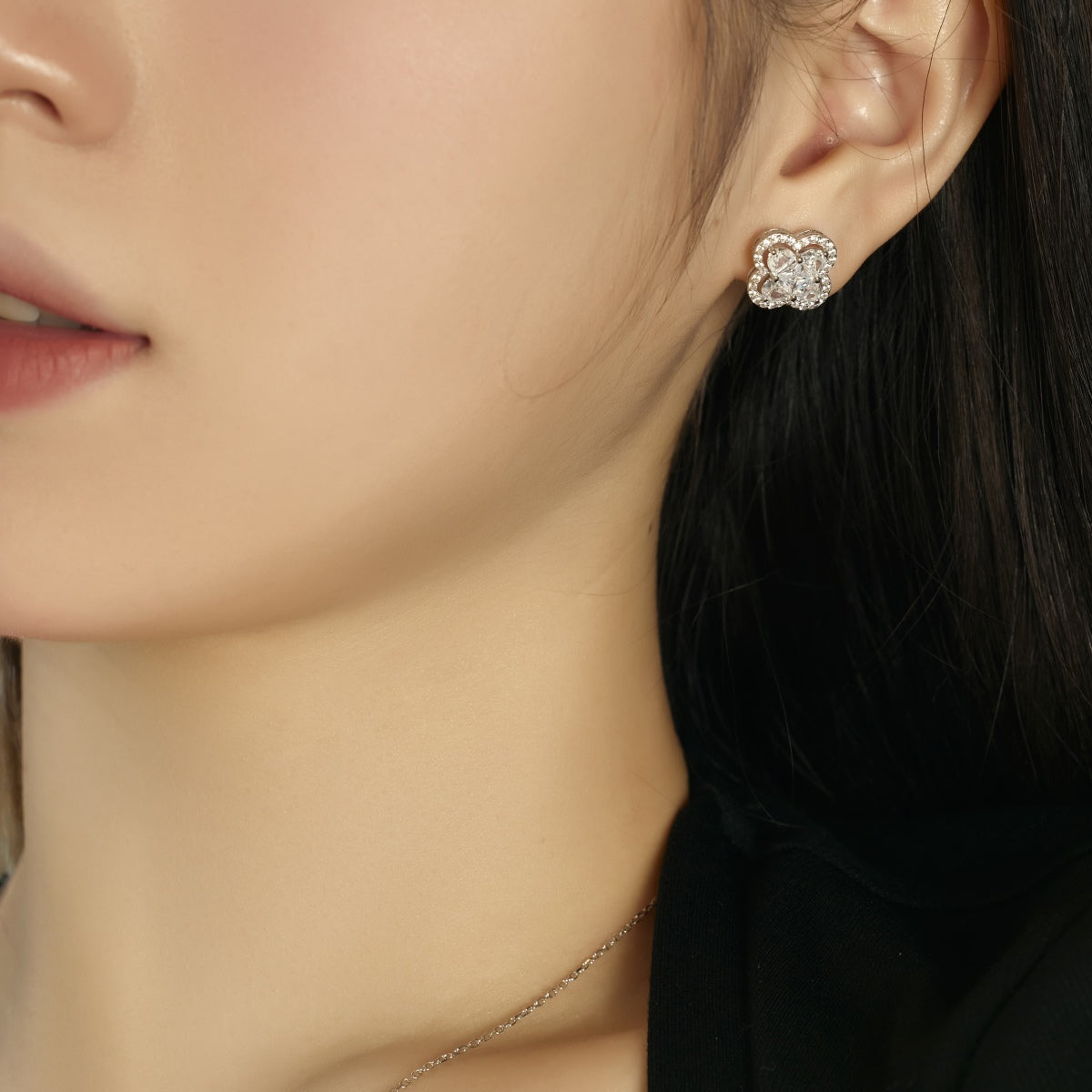 [BASLOVE]Lucky Four-Leaf Clover Exquisite Earrings