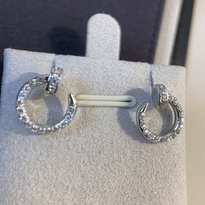 [basloveJW]JUSTE EARRINGS SILVER DIAMONDS