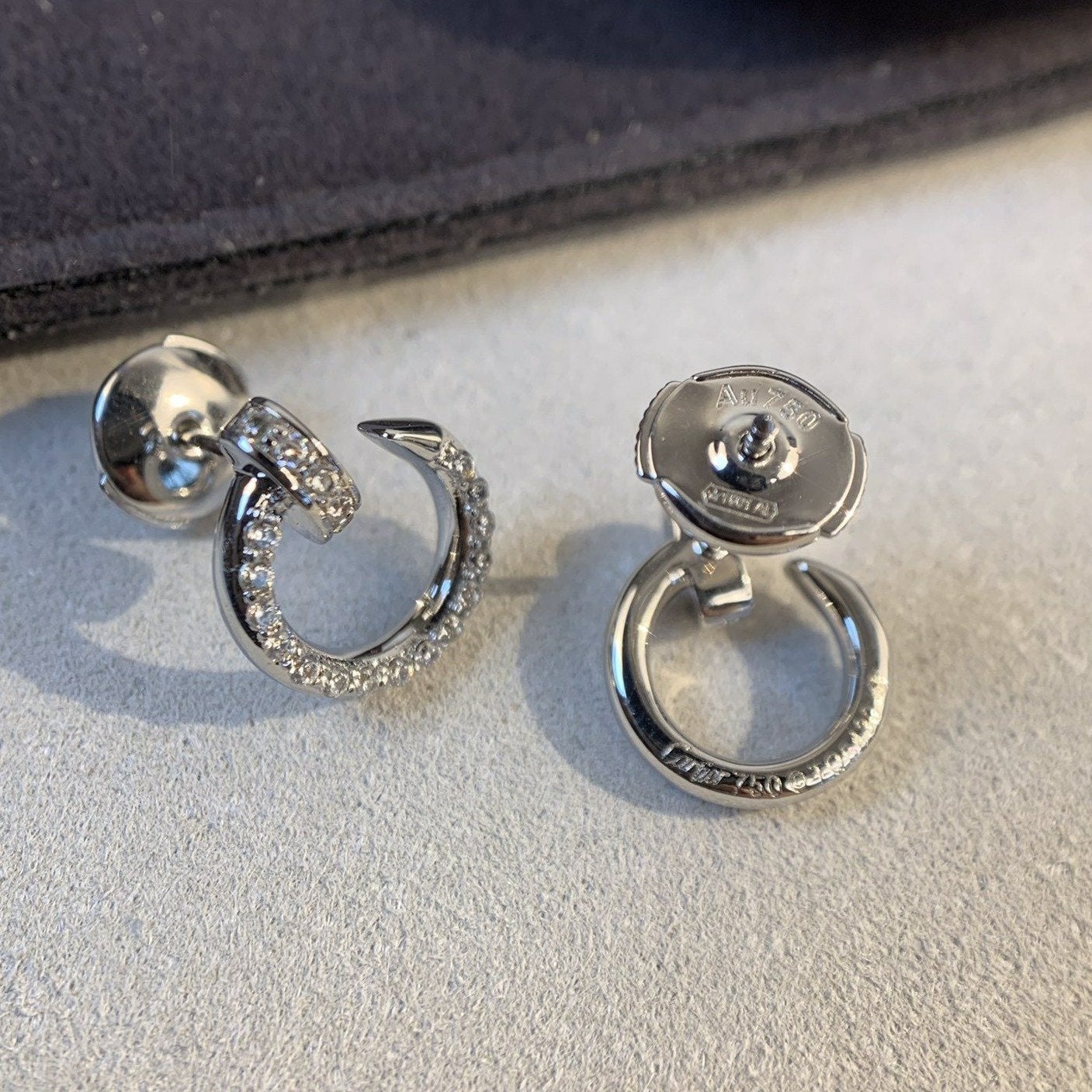 [basloveJW]JUSTE EARRINGS SILVER DIAMONDS