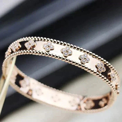 [basloveJW]CLOVER BRACELET 8MM DIAMONDS