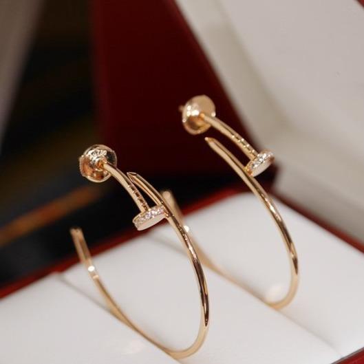 [basloveJW]JUSTE EARRINGS DIAMONDS 1.8MM