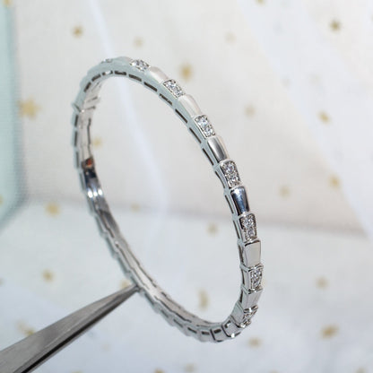 [Basjewels]SERPENTI BRACELET SILVER DIAMOND