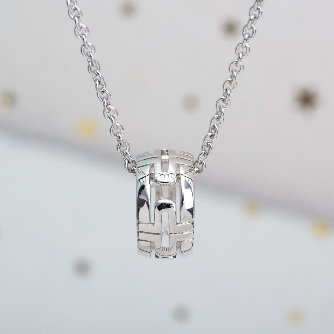 [Basjewels]PARENTESI NECKLACE SILVER