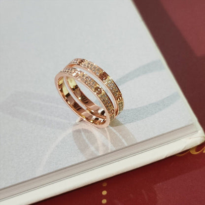 [basloveJW]LOVE RING 2.65MM DIAMOND