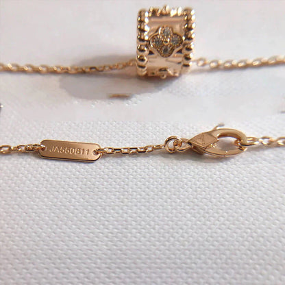 [basloveJW]PERLEE PEDANT NECKLACE GOLD / ROSE GOLD