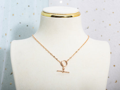 [Basjewels]ECHAPPEE NECKLACE PINK GOLD