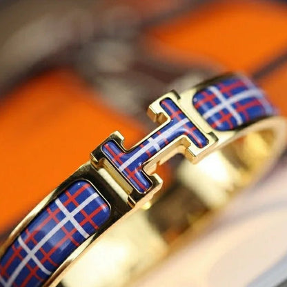 [Basjewels]H TARTAN BRACELET 12MM