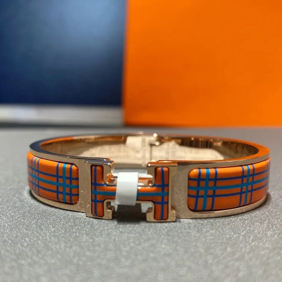 [Basjewels]H TARTAN BRACELET 12MM