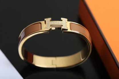 [Basjewels]HM BRACELET GOLD DIAMOND