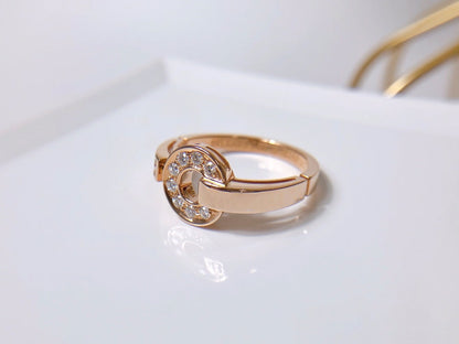 [Basjewels]DREAM RING DIAMOND PINK GOLD