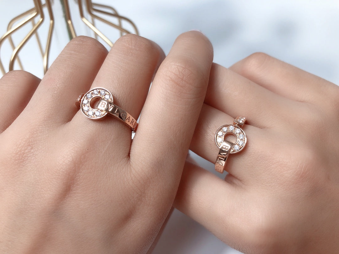 [Basjewels]DREAM RING DIAMOND PINK GOLD