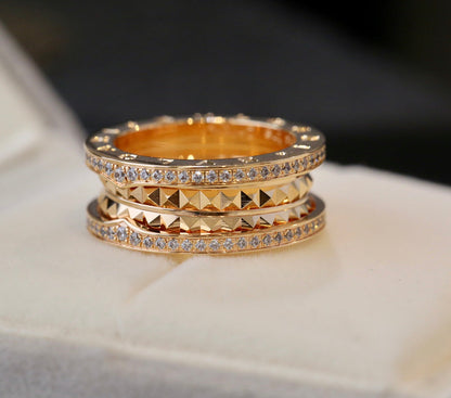 [Basjewels]ZERO 1 PINK GOLD DIAMOND RING