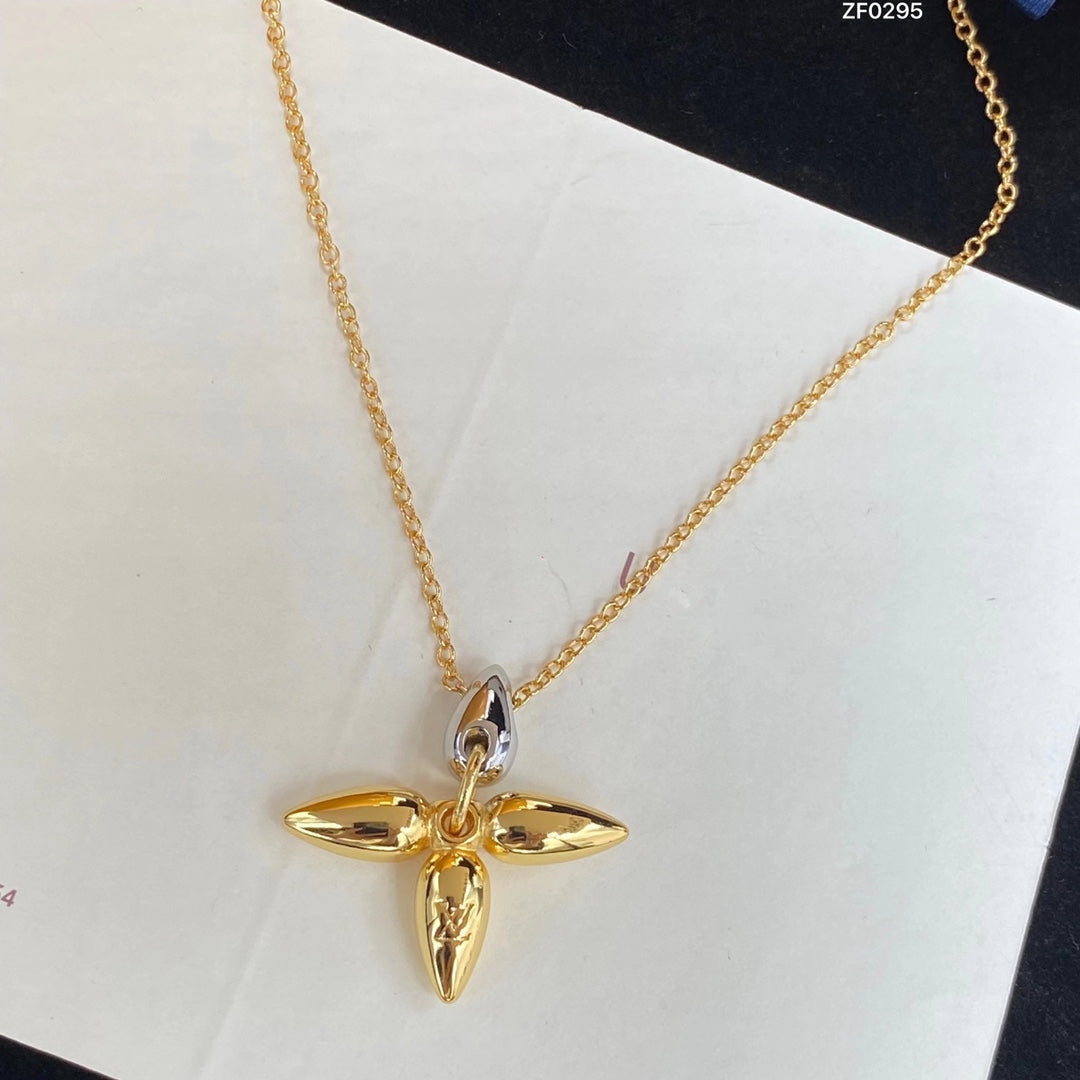 [Basjewels]LOUISETTE PEDANT GOLD NECKLACE