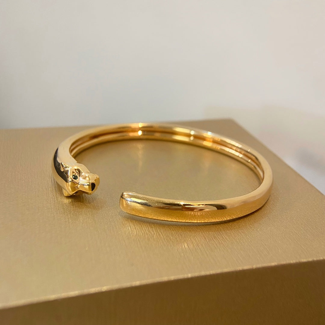 [basloveJW]PANTHERE GOLD OPEN BRACELET