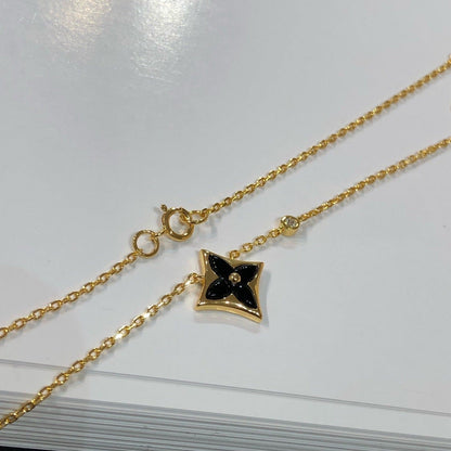 [Basjewels]STAR BLACK MOP NECKLACE