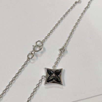 [Basjewels]STAR BLACK MOP NECKLACE