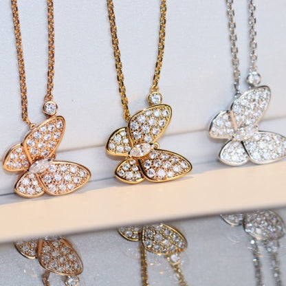 [basloveJW]BUTTERFLY DIAMOND NECKLACE